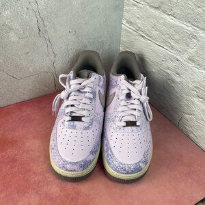 Nike Purple and Gray Breathable Sneakers